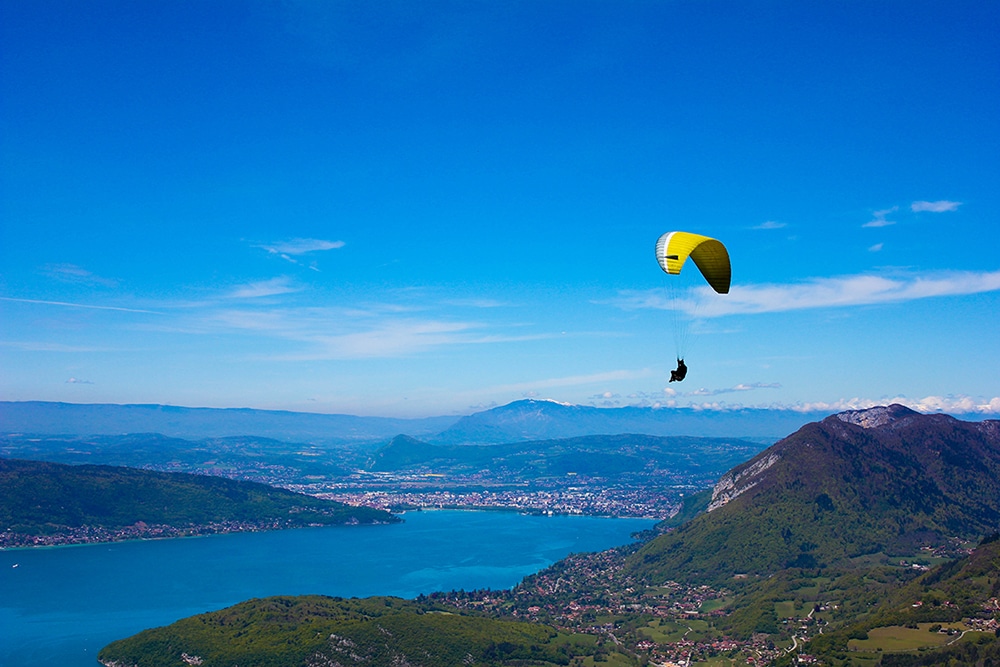 parapente lac d'annecy saison 2018
